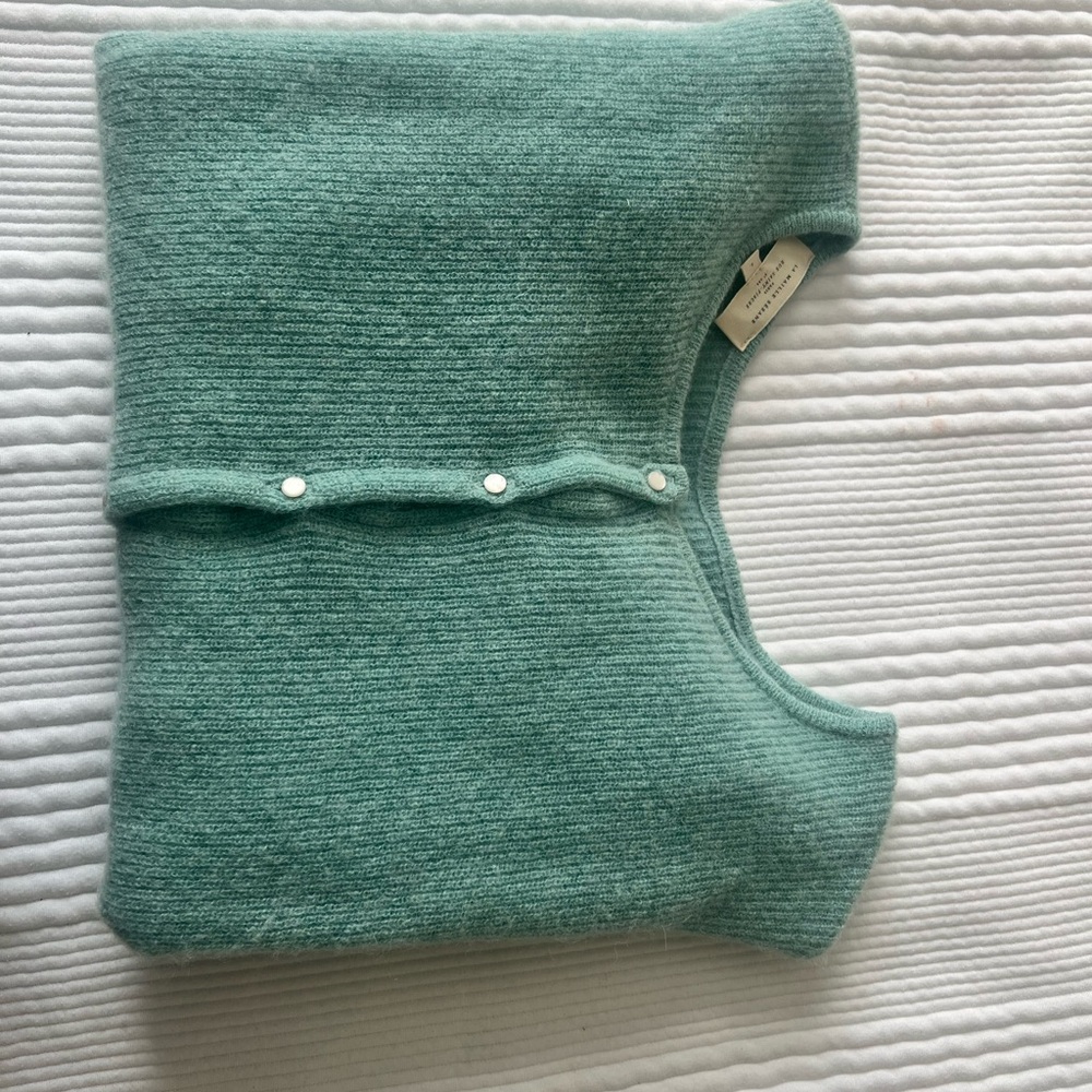 Sezane gaspard in sea green. Color no longer available. Worn once.